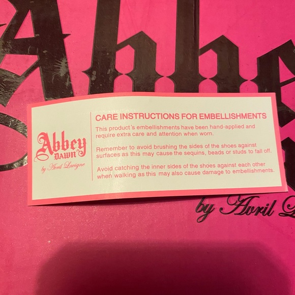 Abbey Dawn Holly Chart Topper Platform- Black  size 7 US NEW - Picture 11 of 16